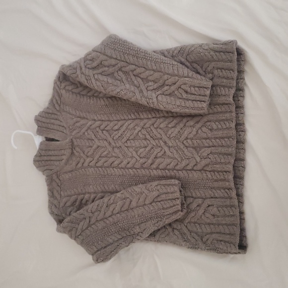 RALPH LAUREN Preppy Hand Knit Chunky Worsted Wool Sweater Small Petite - Picture 3 of 5